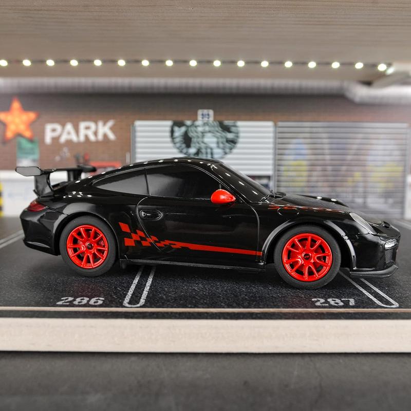 Porsche Remote Control Car - Officially Licensed Porsche 911 GT3 RS Toy Car 1:24 Porsche RC Car Model Vehicle Gift for Boys,Girls,Teens and Adults (39900 Black)