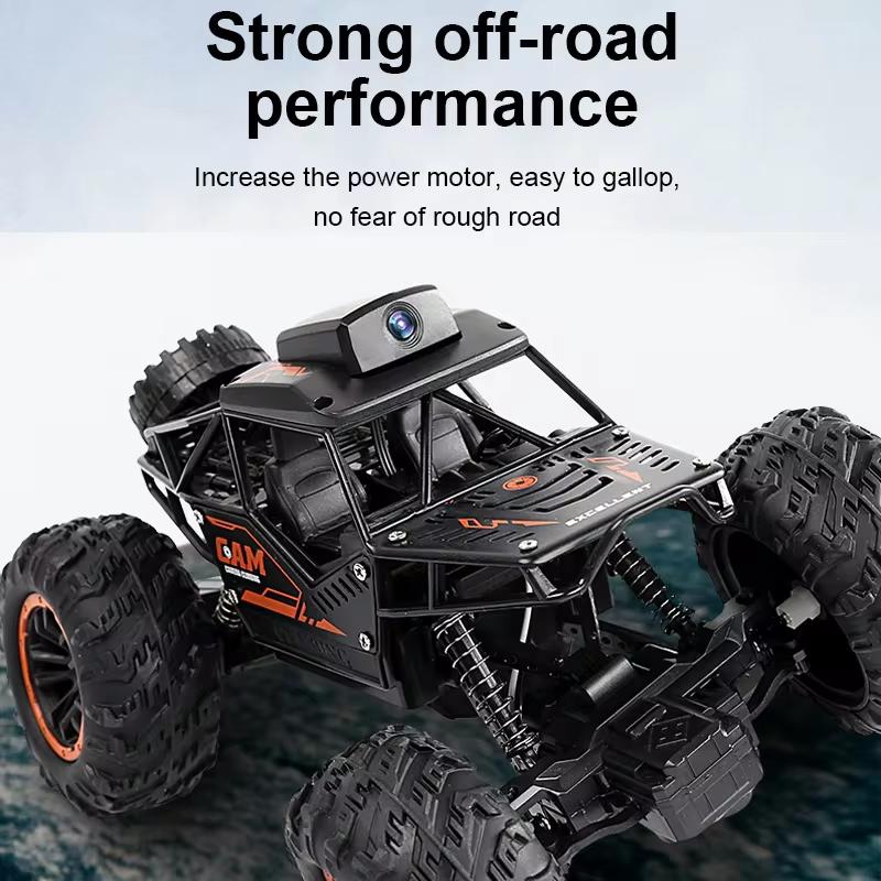 Rc Car With HD Camera FPV WIFI Machine On Remote Control Stunt 1:18 2.4G SUV Radiocontrol Climbing Toys