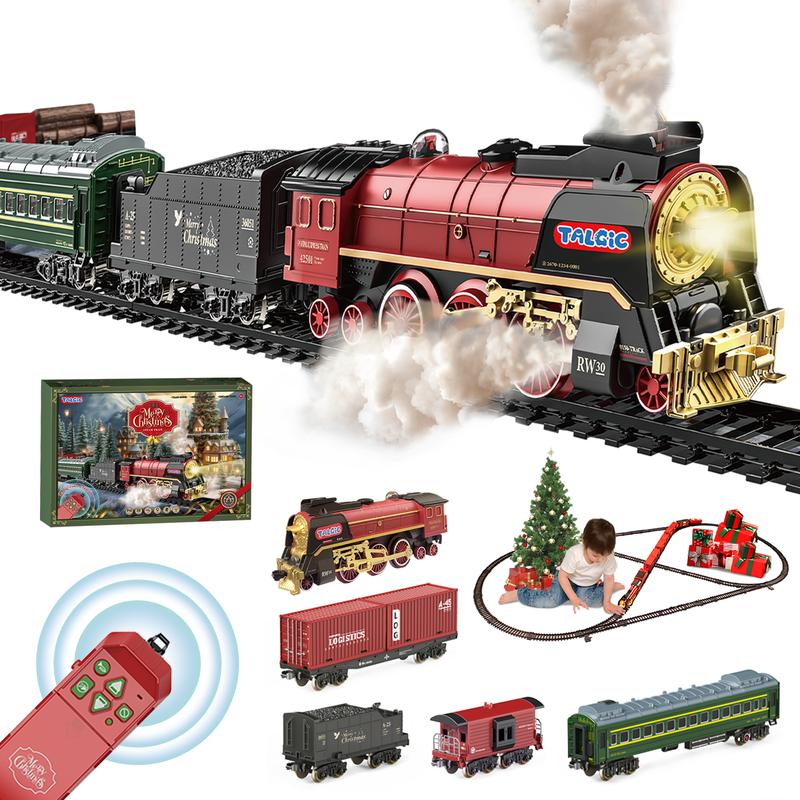 [Small track]Talent Christmas Remote Control Train, best gift for Christmas