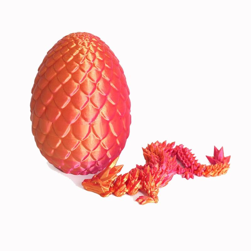 Poseable Dragon Egg Kit with Crystal Dragon Sculpture