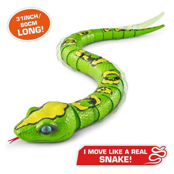 Robo Alive King Python by ZURU (Frustration Free Packaging) Battery-Powered Robotic Snake , Interactive Kids Toys, Giant Prank Snake Toy for Boys, 31 Inches