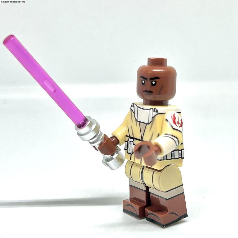 Mace Windu and 187th Legion Clone Trooper Minifigures Clone Wars Minifigures