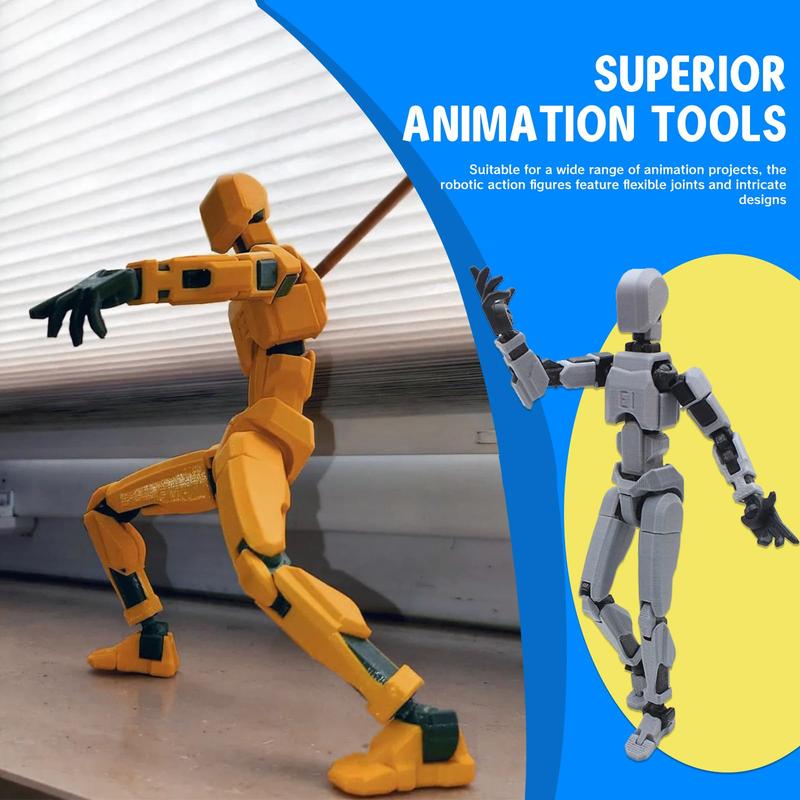 3D Printed Action Figure, Multi-jointed Movable Action Figure, Action Figure Toy For Teens & Adults