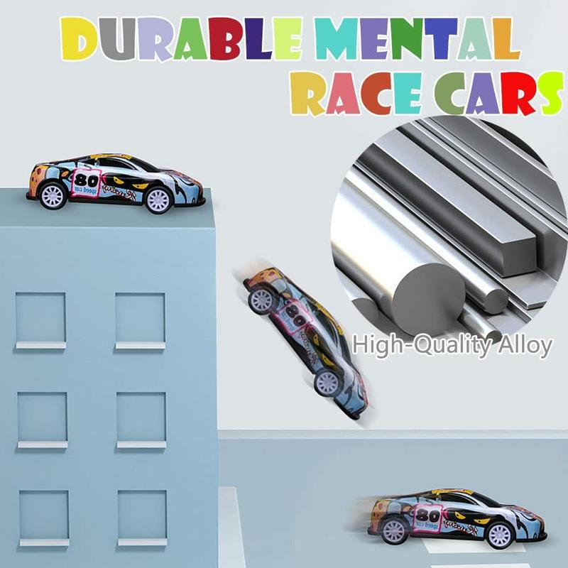 36pcs Pull Back Toy Cars, Mini Diecast Racing Cars Bulk, Party Favor Car Toys, Gift Bag Fillers, Toy Gifts for Boys and Girls