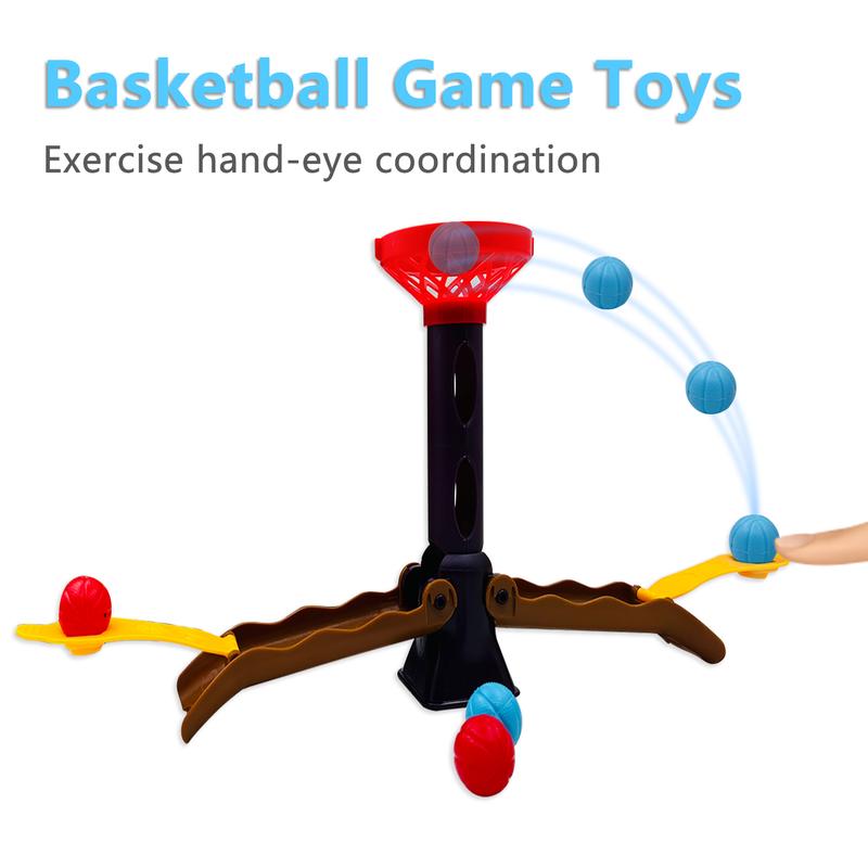 Basketball Shooting Game Toy, Desktop Table Basketball Games Set,Finger Shoot Toy, Basketball Toys Desk Games for Office for Adult to Reduce Stress, Basketball Gifts for Boys 8-12