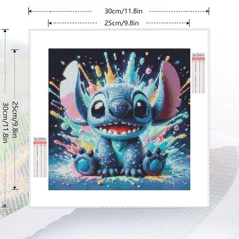 Cartoon Pattern DIY Diamond Arts Colorful Painting Kit without Frame, 5D Diamond Decor Painting Kit, DIY Wall Art Decor