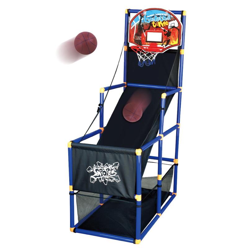 Basketball Game Set, 1 Set Basketball Hoop Game with 2 Balls, Indoor Outdoor Sport Toy, Birthday Gift for Boys & Girls, Air Pump Included