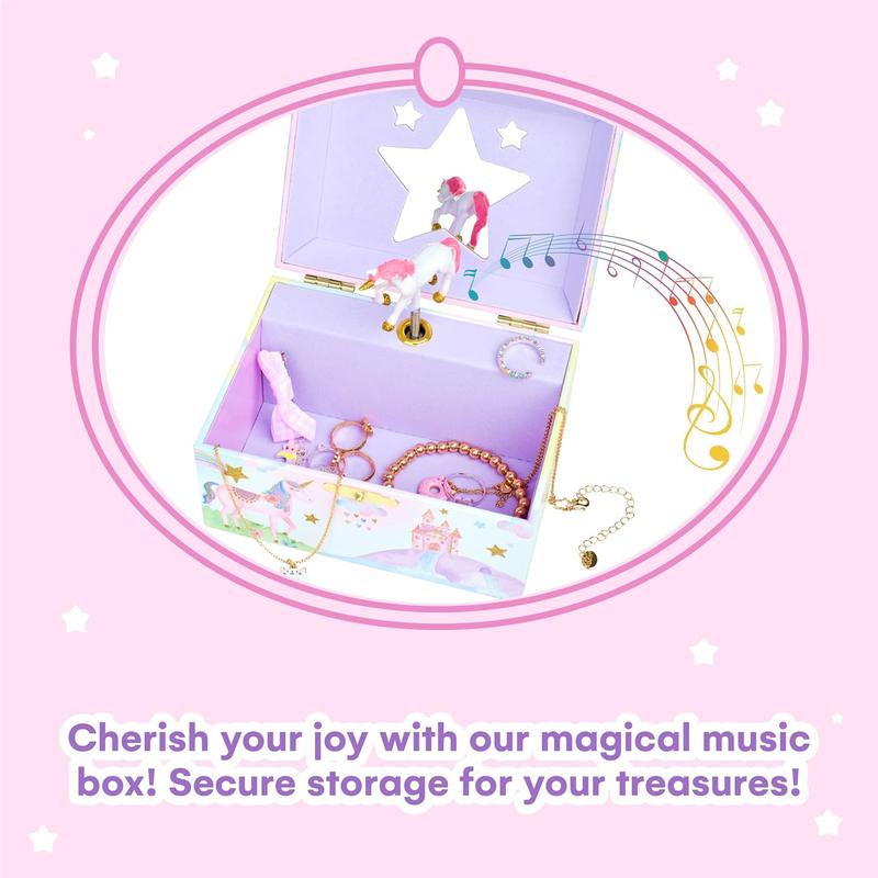 Box for Girls - Girls Bedroom Accessories, Unicorn Musical  Boxes with Spinning Unicorn Doll, Beautiful Dreamer Tune -  Unicorn Birthday Gift for  3 and Up