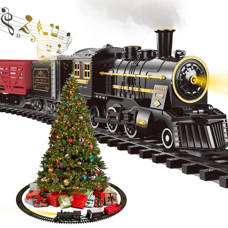 [Small track]Talent Christmas Remote Control Train, best gift for Christmas