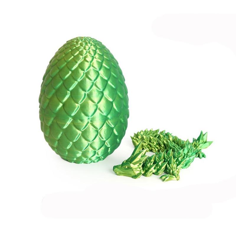 Poseable Dragon Egg Kit with Crystal Dragon Sculpture