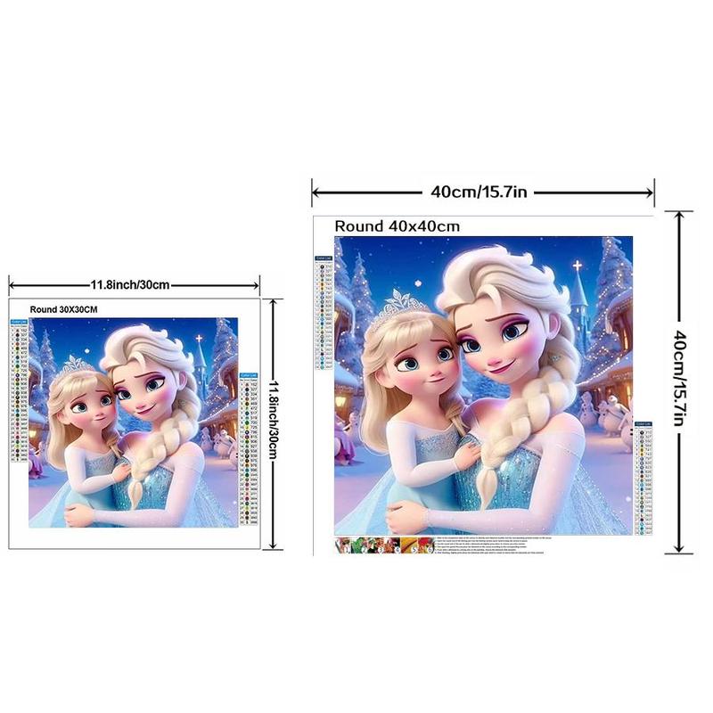 Cartoon Princess Pattern DIY Diamond Arts Colorful Painting Kit without Frame, DIY 5D Diamond Arts Colorful Painting Kit, Wall Art Decor for Home