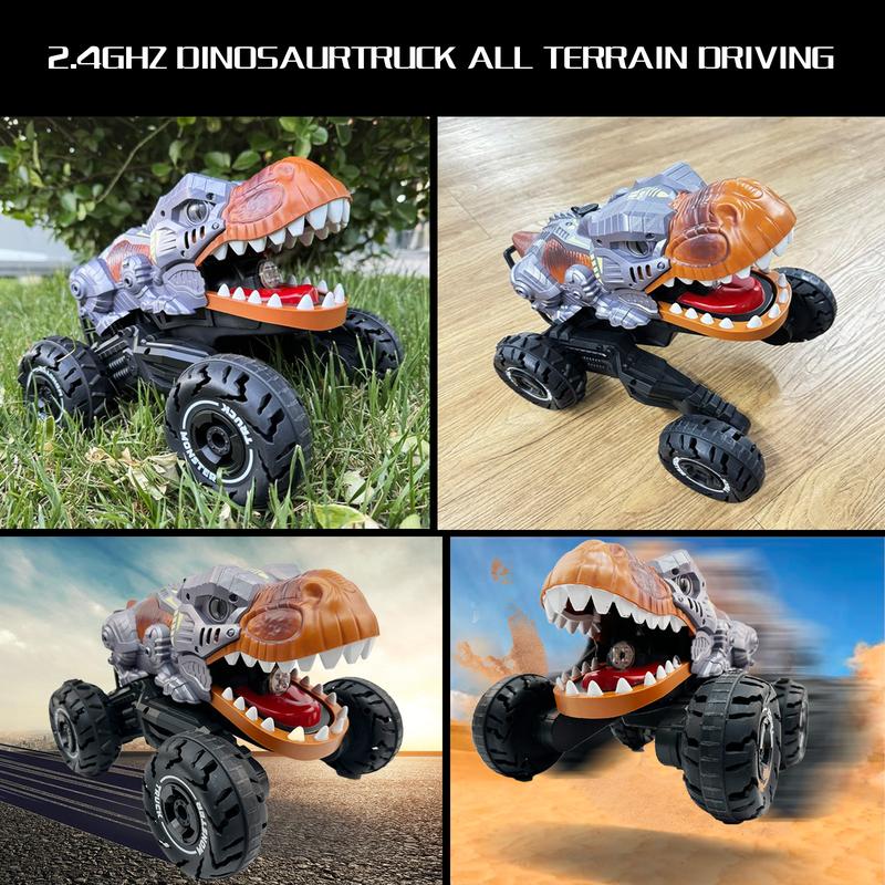 Talgic Shark and Dinosaur Stund Car Remote Control RC 2.4G Extra Size and Large Outdoor Play