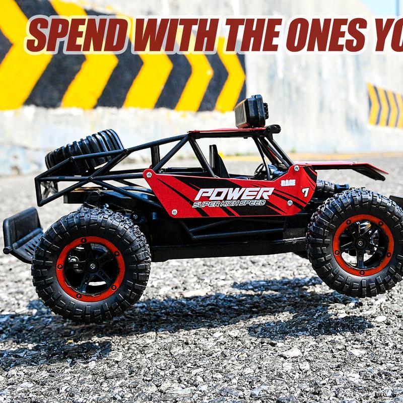 BEZGAR TB141 RC Cars-1:14 Scale Remote Control Car, 2WD High Speed 20 Km h Electric Toy Off Road RC Car Vehicle Truck Crawler with LED Headlight and Two Rechargeable Batteries for age 4+