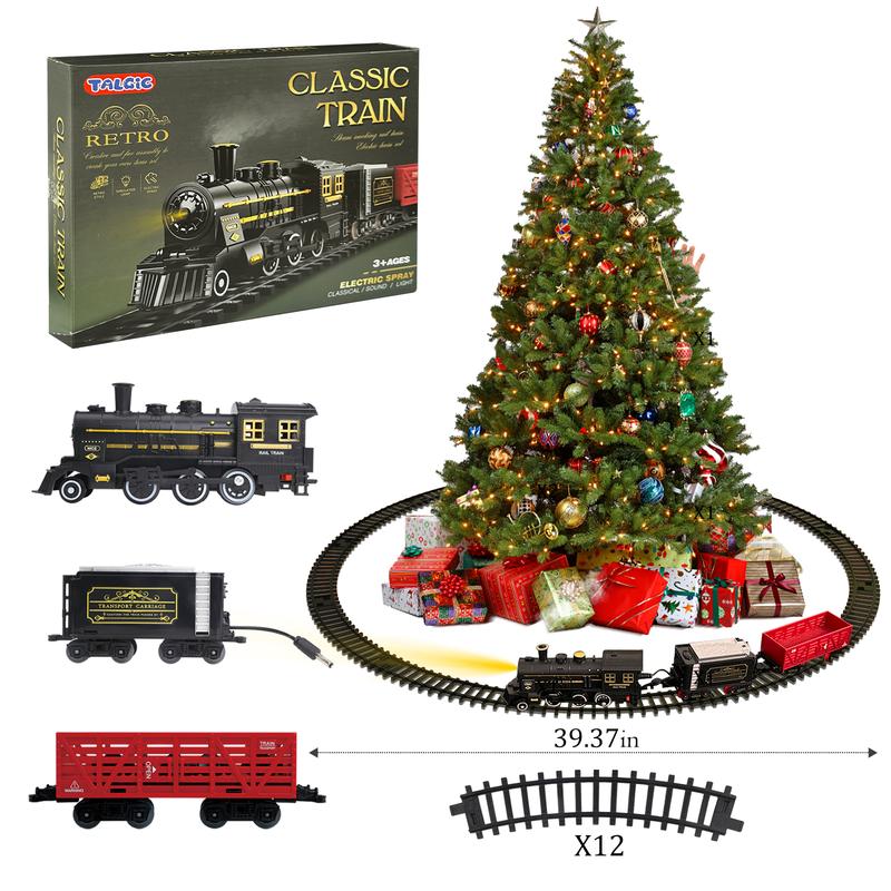 [Small track]Talent Christmas Remote Control Train, best gift for Christmas