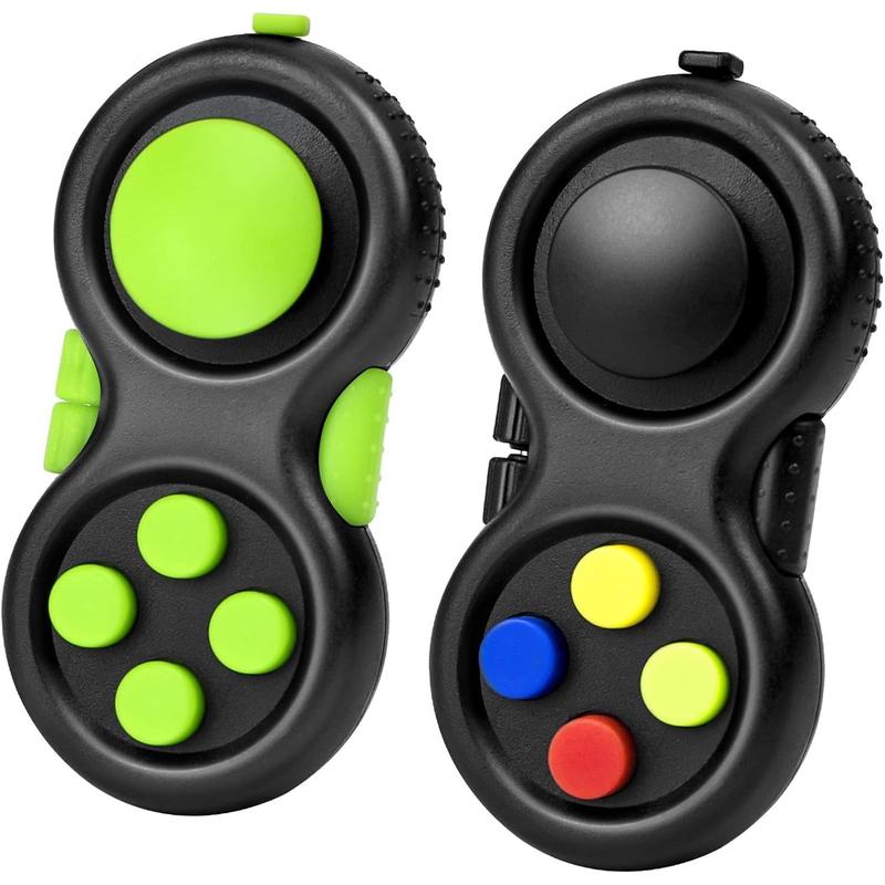 WTYCD Original Fidget Toy Game, Rubberized Classical Controller Fidget Concentration Toy with 8-Fidget Functions and Lanyard - Excellent for Relieving Stress and Anxiety