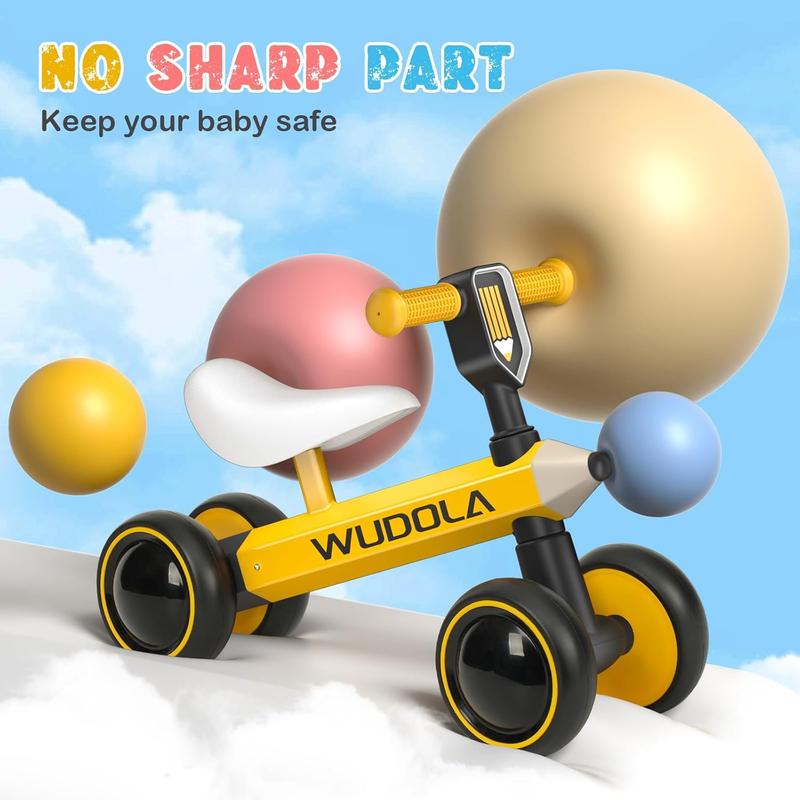 [Clearance sale]Baby Balance Bike for Ages 10-36 Months, No Pedal, Silence Wheels Ride-on Toy Infant Bike for 1 Year Old Boys Girls Birthday Gift