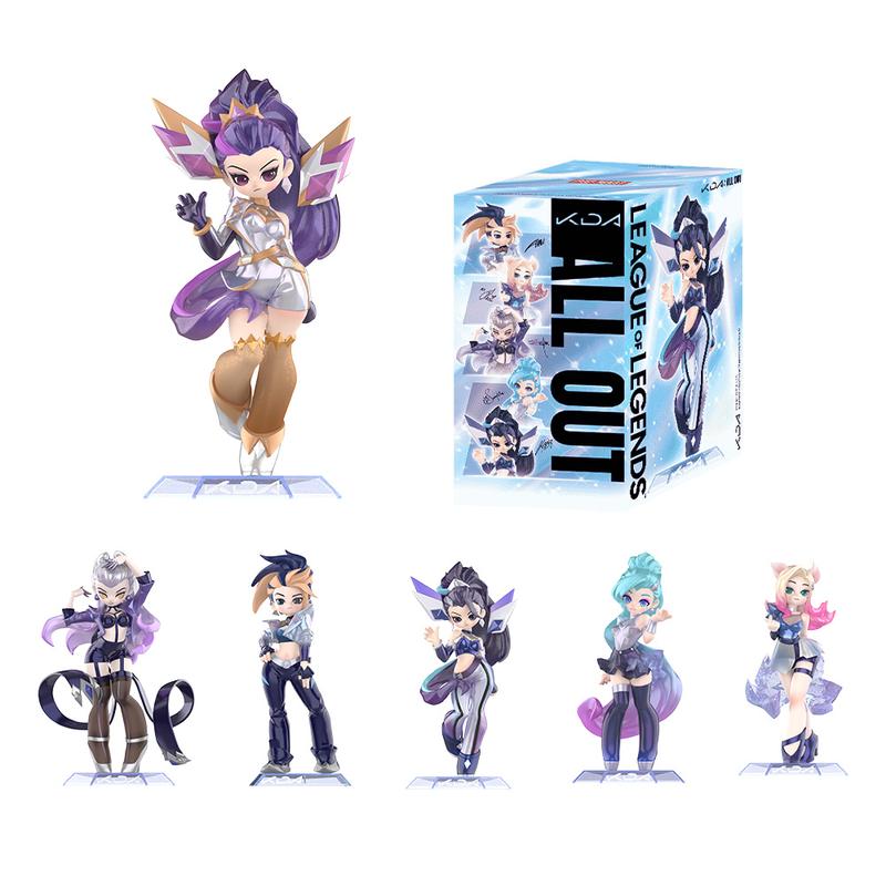 League of Legends K DA ALL OUT Series Figures, Blind Box, Mystery Box