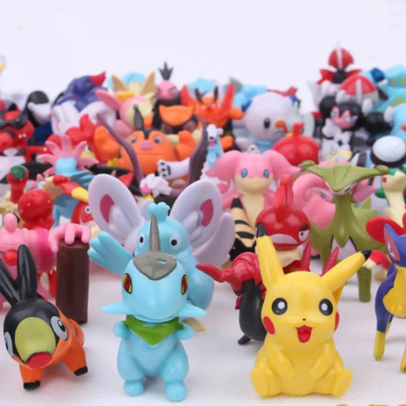 Pokemon Action Figure 24-144 Pcs Sets 2-3CM In Size