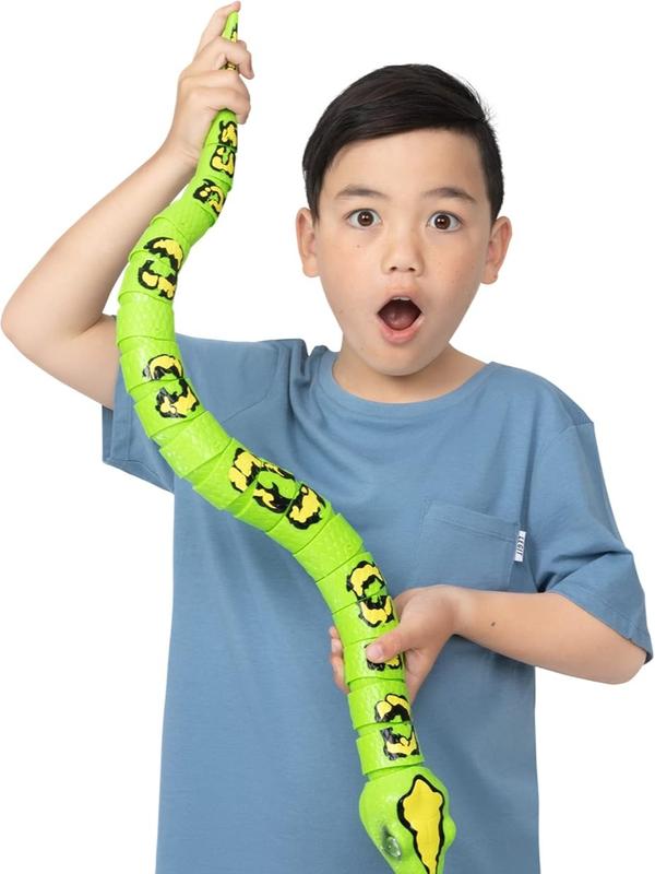 Robo Alive King Python by ZURU (Frustration Free Packaging) Battery-Powered Robotic Snake , Interactive Kids Toys, Giant Prank Snake Toy for Boys, 31 Inches