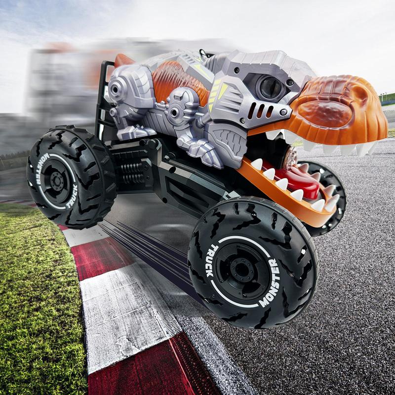 Talgic Shark and Dinosaur Stund Car Remote Control RC 2.4G Extra Size and Large Outdoor Play