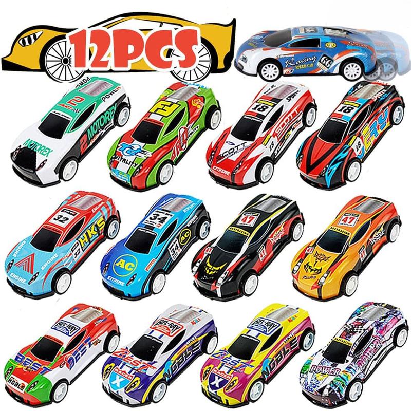 36pcs Pull Back Toy Cars, Mini Diecast Racing Cars Bulk, Party Favor Car Toys, Gift Bag Fillers, Toy Gifts for Boys and Girls