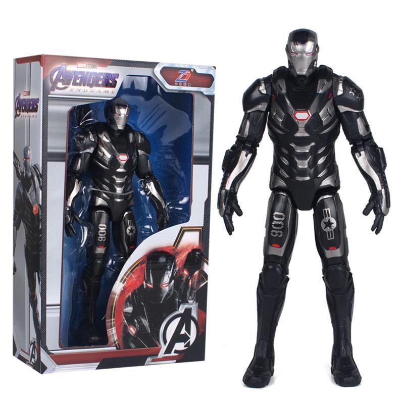 Marvel movie series -7-inch superhero Action Figure -  Thanos, Iron Man, Captain America, Thor, James Rhodes, Spider Man - The best gift for fans and children