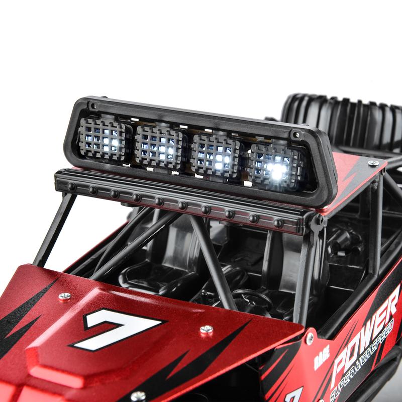 BEZGAR TB141 RC Cars-1:14 Scale Remote Control Car, 2WD High Speed 20 Km h Electric Toy Off Road RC Car Vehicle Truck Crawler with LED Headlight and Two Rechargeable Batteries for age 4+