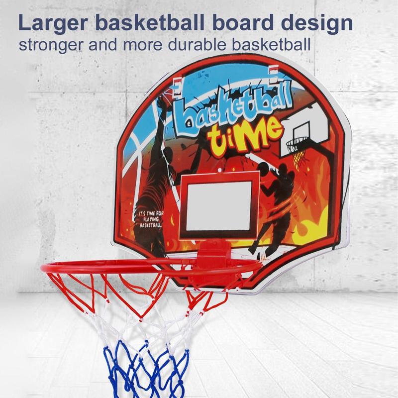 Basketball Game Set, 1 Set Basketball Hoop Game with 2 Balls, Indoor Outdoor Sport Toy, Birthday Gift for Boys & Girls, Air Pump Included