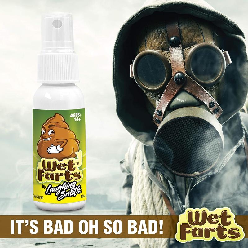 - Wet Farts - Potent Stink Spray - Extra Strong Stink - Hilarious Gag Gifts & Pranks for Adults or Kids - Prank Stink Stuff - Non Toxic - Smells Like Really 'Bad' Gas