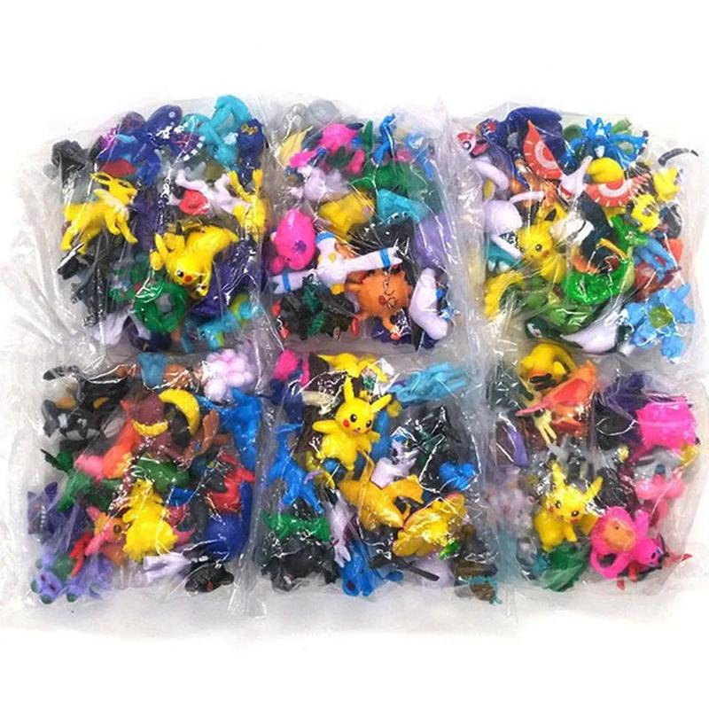 Pokemon Action Figure 24-144 Pcs Sets 2-3CM In Size