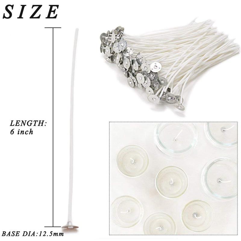 100 Piece Cotton Candle Wick 6