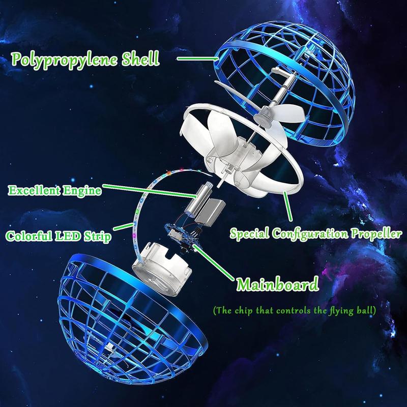 2024 Flying Orb Ball Toy, Hand DroneOrbit, Hand Controlled Boomerang Hover Ball,Cosmic Globe Boomerang Hover , Easter, Christmas Gifts