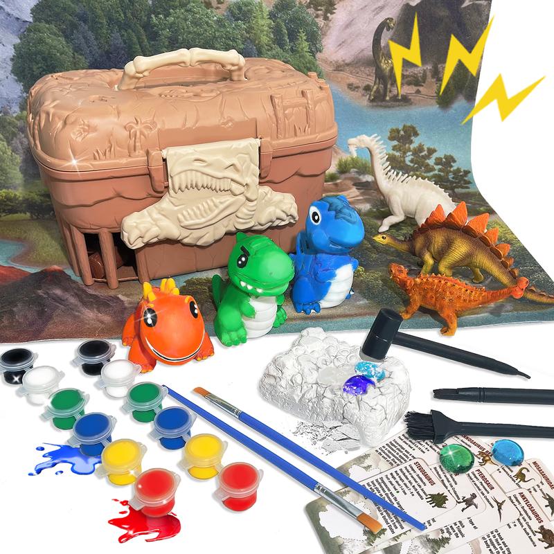 DIY Dinosaur Painting Kit Baby Pretend play toy