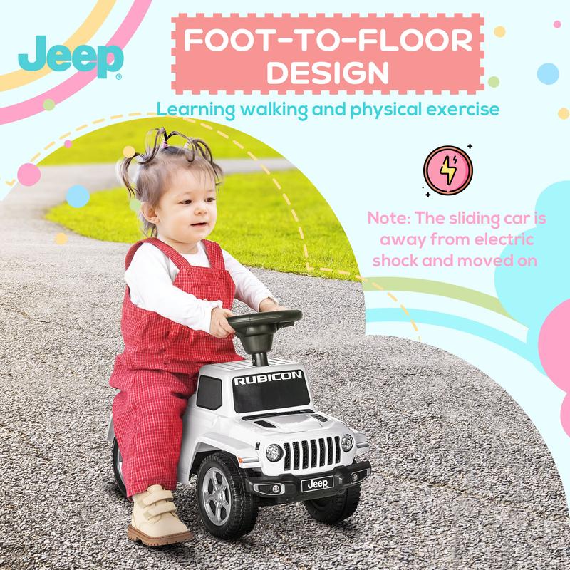 Aosom Toddler with Engine Sounds & Under-Seat Storage, Ride on Cars for Kids, Sit and Scoot Ride on Toy Outdoor Toy Car, Ages 1.5-3