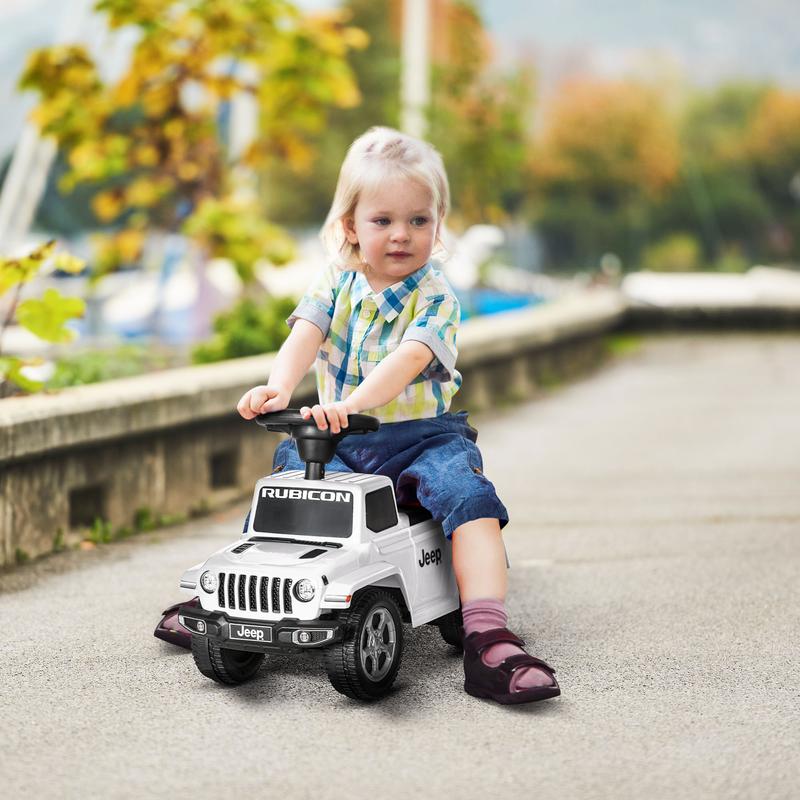 Aosom Toddler with Engine Sounds & Under-Seat Storage, Ride on Cars for Kids, Sit and Scoot Ride on Toy Outdoor Toy Car, Ages 1.5-3