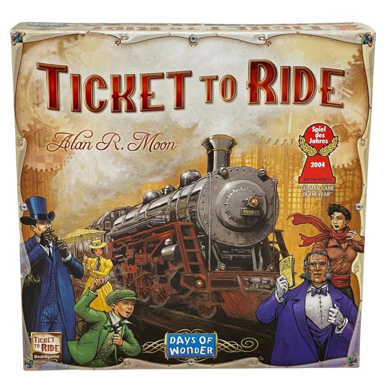 Ticket To Ride Themed Game, 1 Box Family Party Fun Game Box, Creative Holiday Birthday Party Gift for Family Classmate Friend