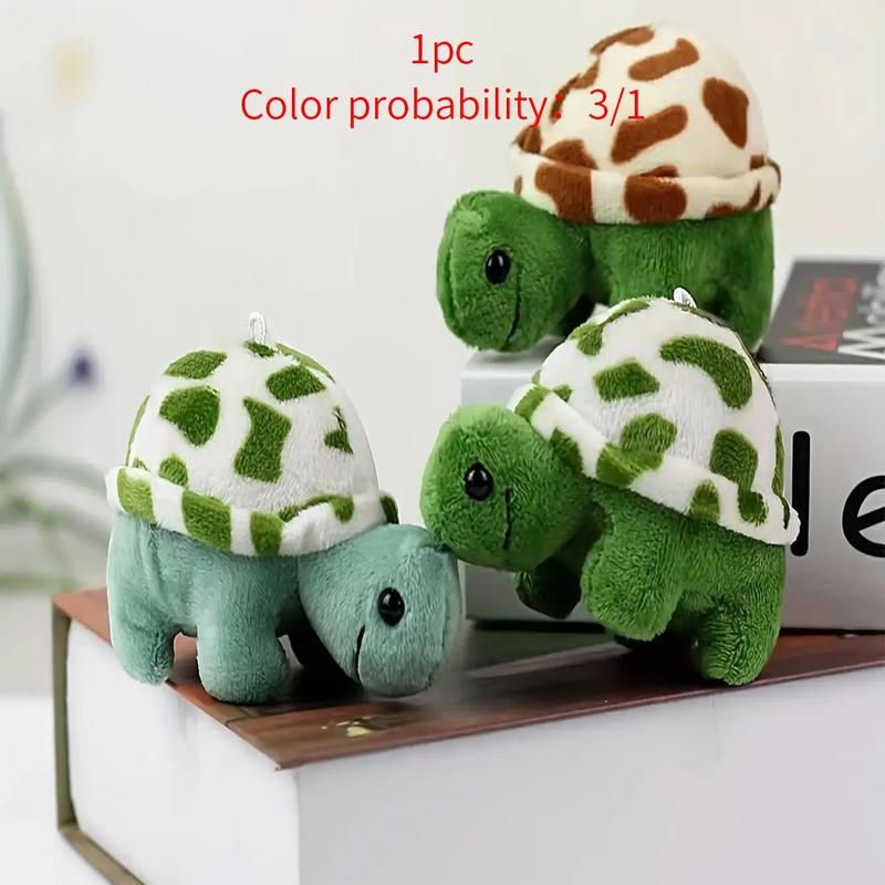 Random Color Cartoon Turtle Shaped Plush Toy For Kids & Pet, 1 Count Pet Accompany & Interactive Toy, Fun Toys for Teens Girls, Animal Pattern Cute Stuffed Toy For Dogs