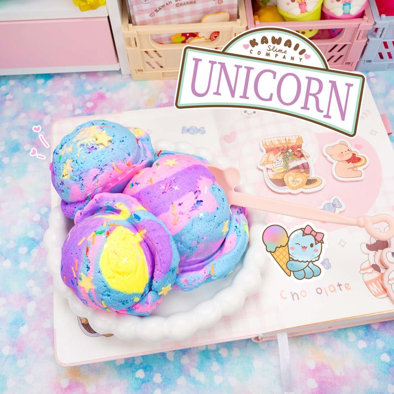 Unicorn Scented Ice Cream Pint Slime