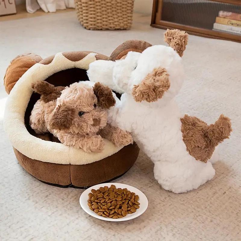 Cute Dog Design Plush Toy, 1 Count Lovely Dog Stuffed Toy, Soft & Comfy Plush Toy for Boys & Girls, Sofa Decoration Bed Toy