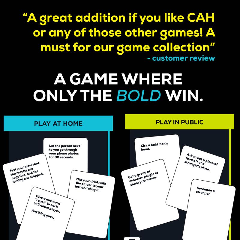 No Shame Card Game: Hilarious Party Game for Adults - Challenge Cards for Game Night, Pregames, Vacations, Bachelor Bachelorette Parties + more - 18+