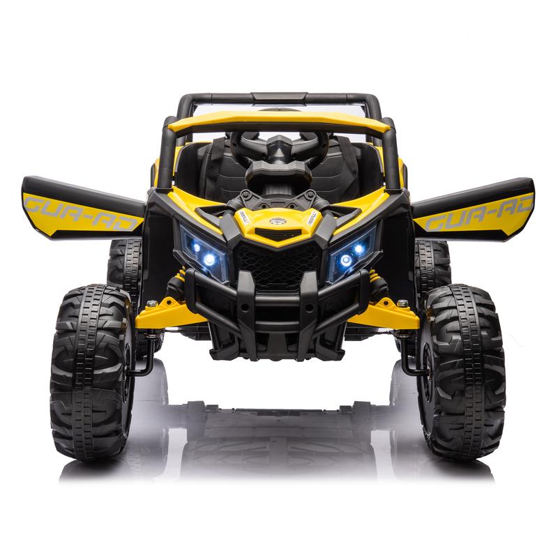 Kids Ride On Truck Car w ParentRemote Control,Ride on truck car for kid, Spring Suspension,electriccarforkids,12v7A,ThreespeedadjustablePowerdisplay,USB,MP3,Bluetooth,LEDlightLos niños viajan en camiones concontrol remoto de sus padres