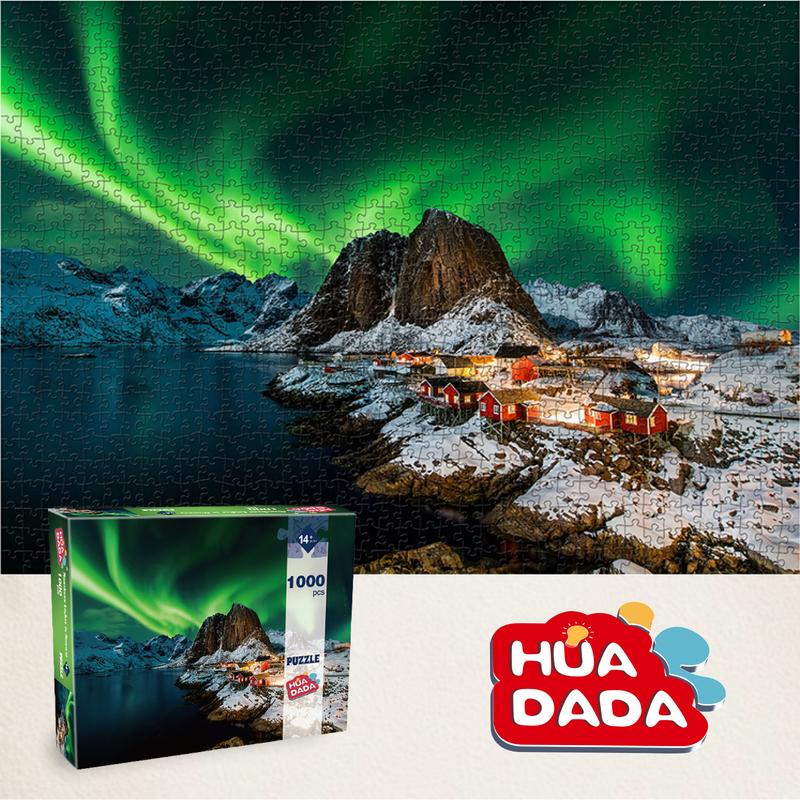 Huadada jigsaw Puzzles for Adults, 1000 pieces of home décor creative gifts, adults and children, family interactive games, parents, grandparents brainstorming