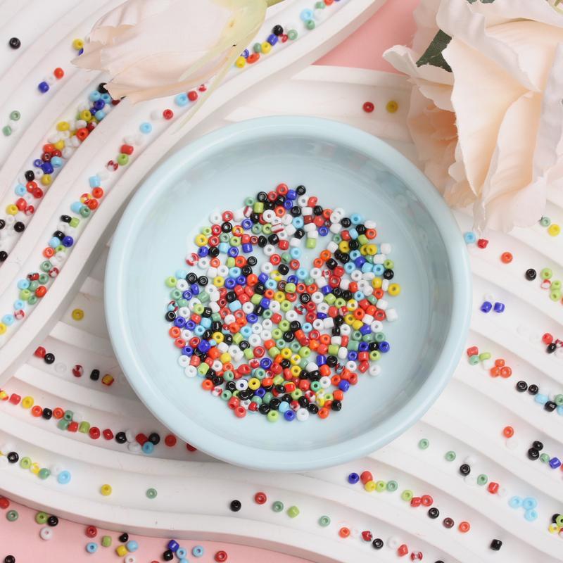 2 3 4mm Solid Color Glass Beads DIY For Jewelry Making