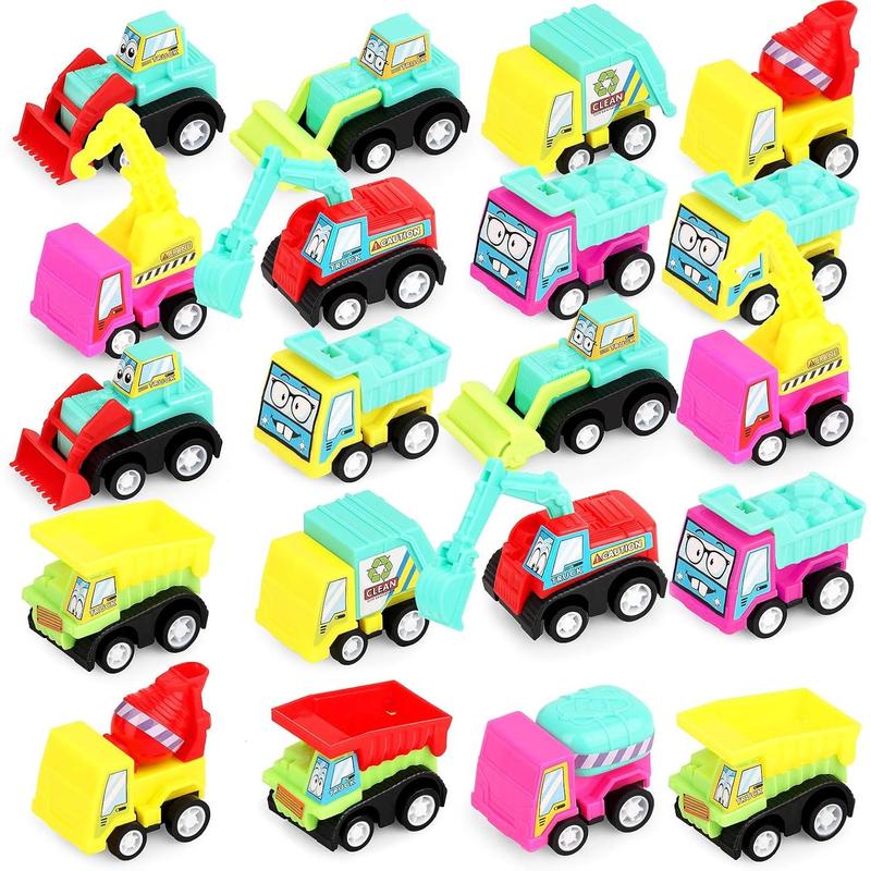 Hooqict 6 Pack Monster Truck Toys for Kids Boys Toddlers 3 4 5 6 7 8, Friction Powered Toy Trucks Push and Go Vehicles Small Monster Truck Party Favors for Pinata Stuffers, Goodie Bag Stuffers