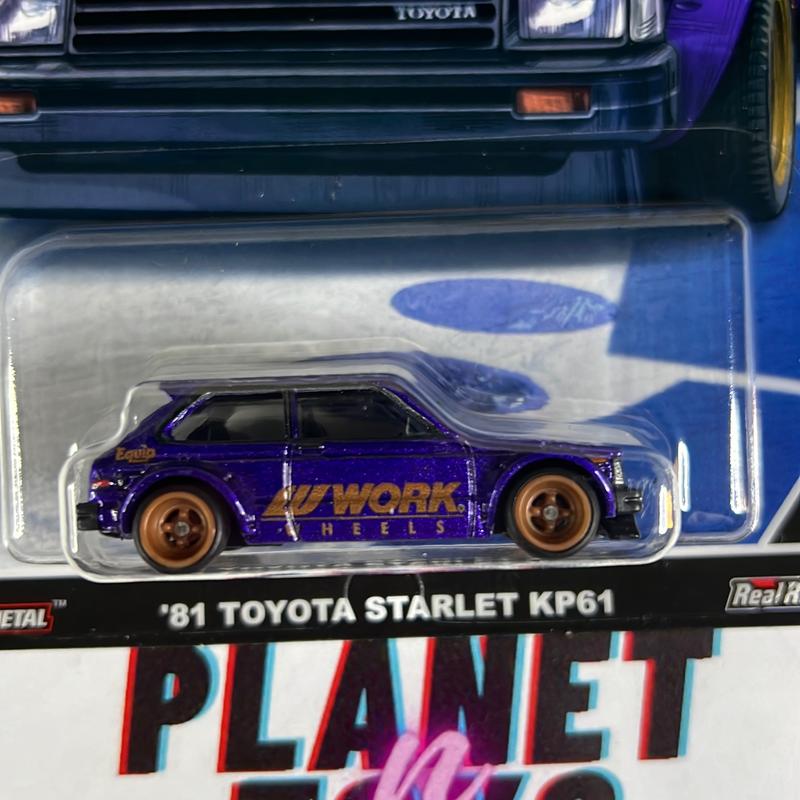 Hot Wheels Car Culture Ronin Run '81 Toyota Starlet KP61 1:64 Diecast Car