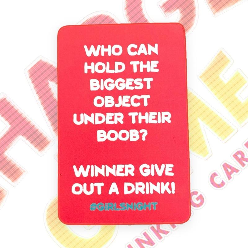 Charge It 2 The Game Drinking Cards for Girls' Night Party