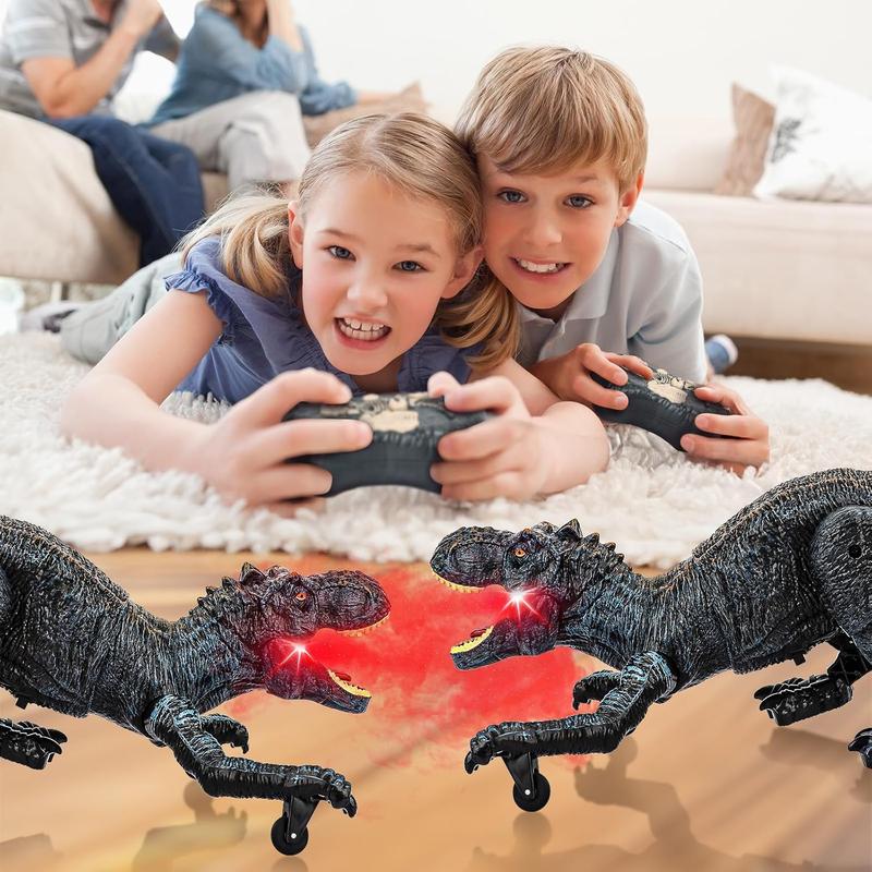 Hot Bee Remote Control Dinosaurs Toys for Kids 3-5 5-7 T-Rex Dinosaurs from Dinosaurs World, Electric Robot Walking Dinosaur with Light& Roaring Sound, Toys for Christmas