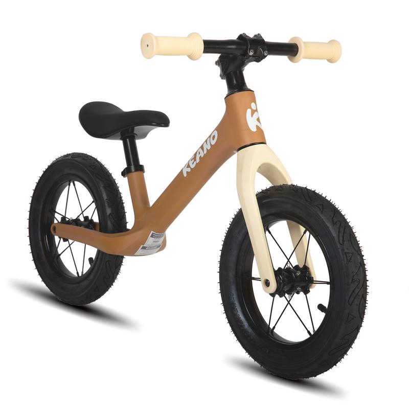 KEANO 12 Inch Kids Balance Bike for 2-6 Years Old Girls Boys, Toddler Balance Bike 2+ Year Old, Light-Up Wheels, No Pedal Push Bicycle, Adjustable Seat, Lightweight Nylon Frame, Multiple Colors