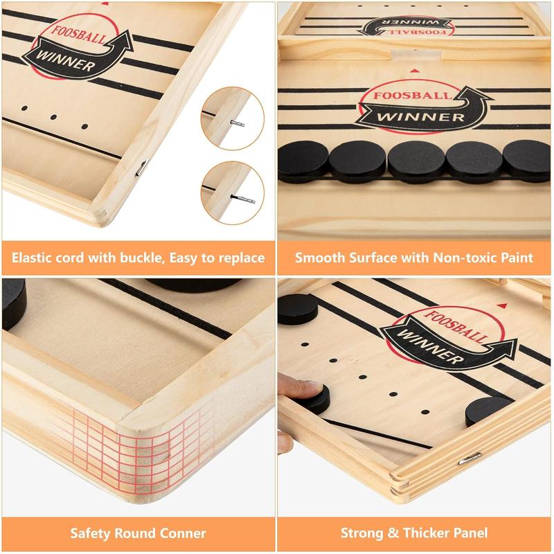 Large Sling Hockey Game, Fun Catapult Chess, Portable Table Hockey Game, Tabletop Sports Board Games For Family, Table Football Winner Board Game C1