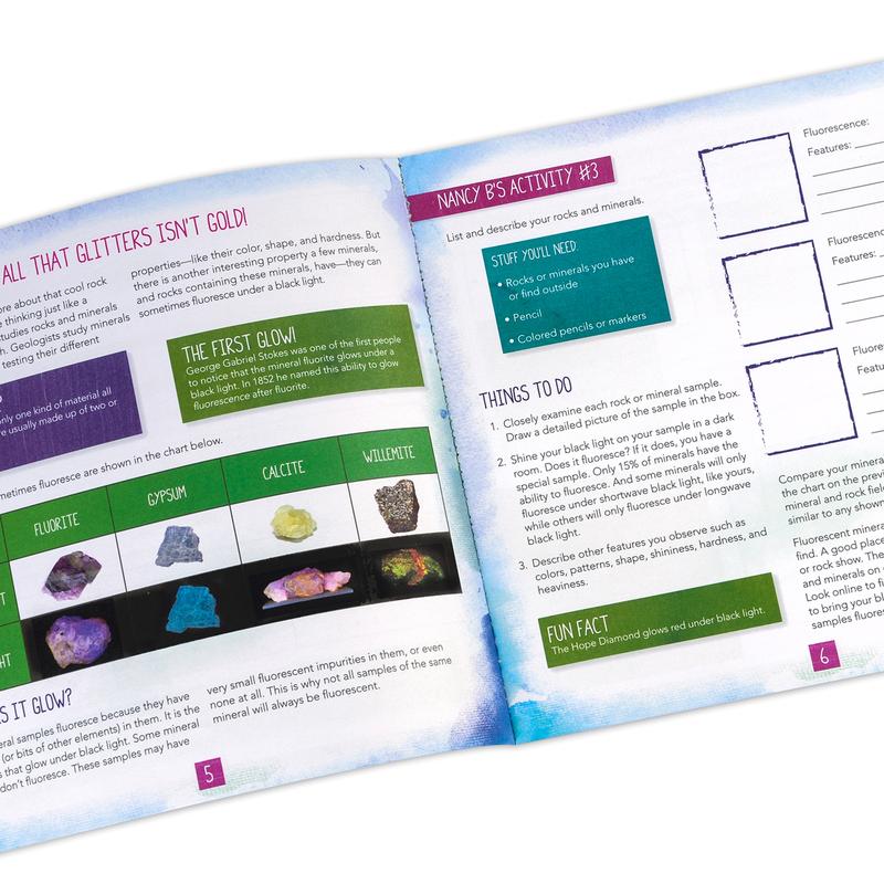 Educational Insights Nancy B's Science Club Black Light Illuminator & Nature's Mysteries Journal